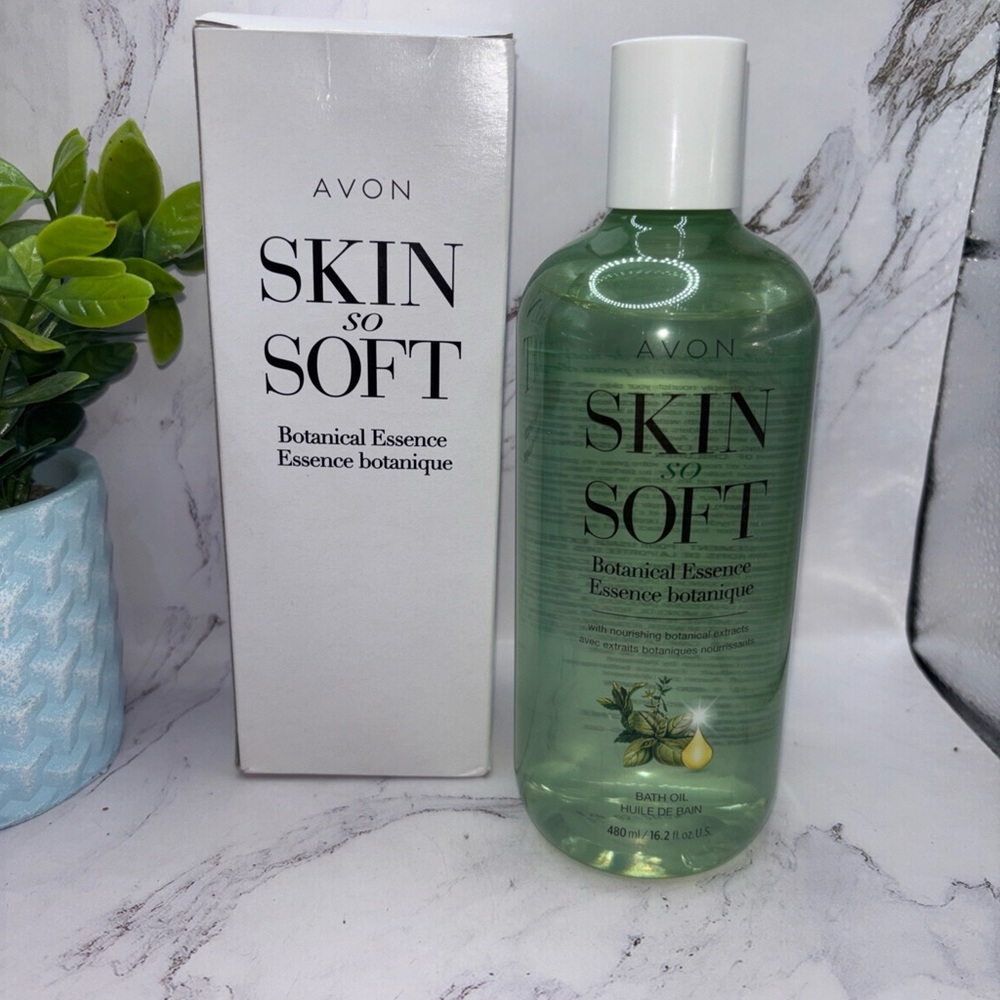 Avon Skin So Soft‎ Botanical Essence Bath Oil 16.2oz 480ML New HTF Sealed